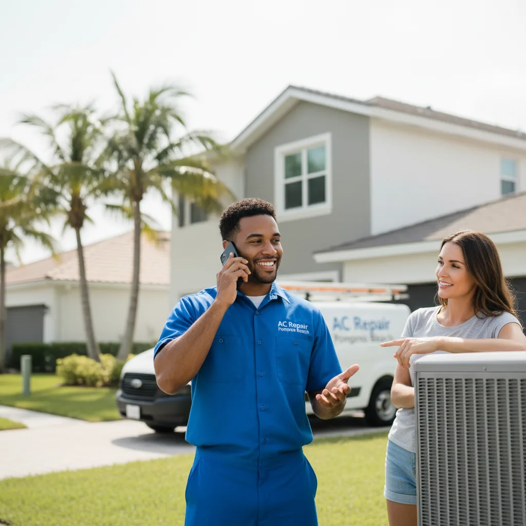 AC Repair Pompano Beach customer support in Lillian